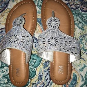 jeweled dress sandals